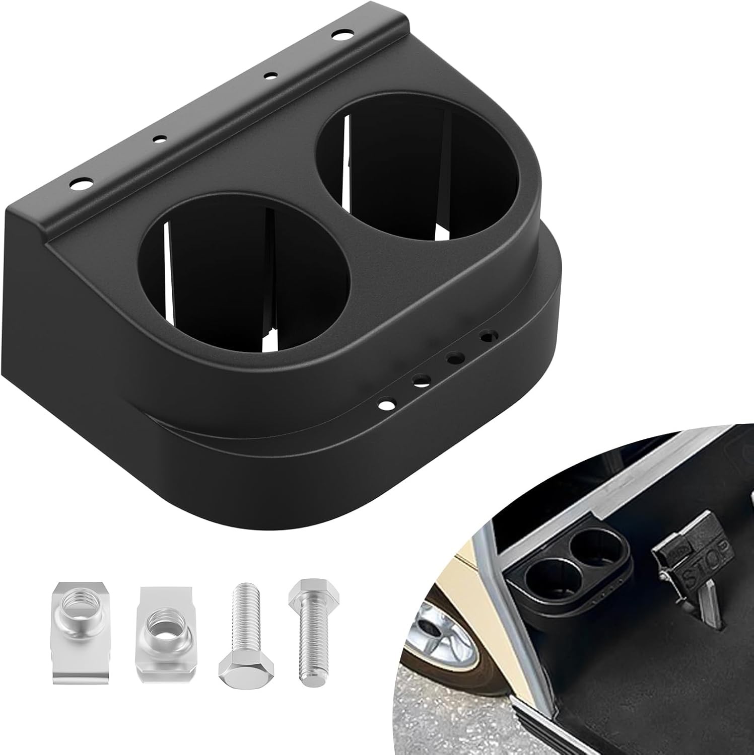 Club Car DS Cup Holder Kit Dual for 1993-Up Golf Cart OEM# 1