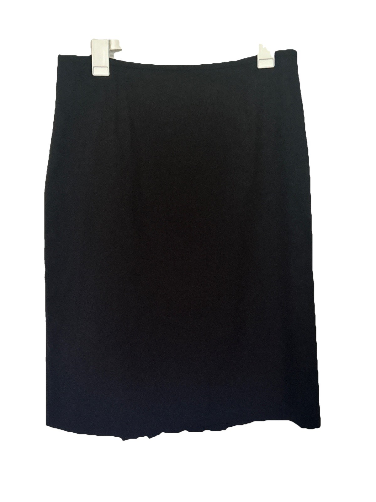 Black Pleated Back Skirt for Women - Size 10