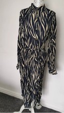 Sosandar Belted Shirt Dress Size 8 Small defect - colour is little failed