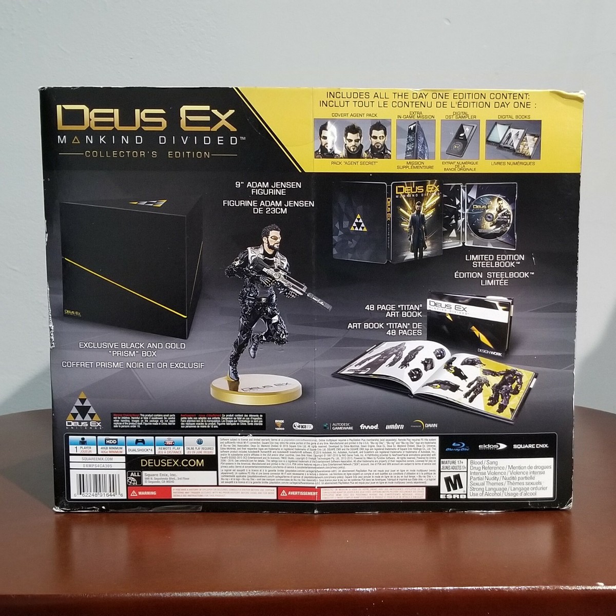 Deus Ex Mankind Divided Collector's Edition PS4 | eBay