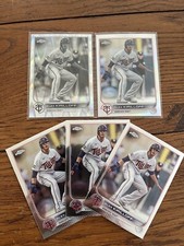 2022 Topps Chrome Alex Kirilloff 5 Card Lot - Ray Wave, Refractor, and 3x Base