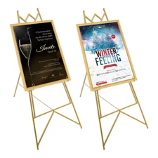 35" 2×Sturdy Display Easel Stand for Wedding Instant Tripod Portable Floor Easel