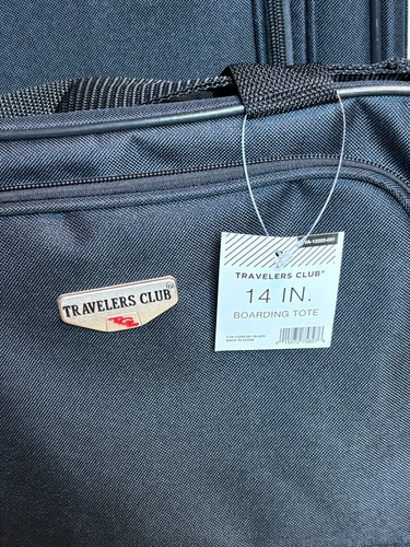 NEW Travelers Club Carry On Bag Set 20" Spinner Rolling Luggage 14" Tote Duffle - Picture 3 of 10