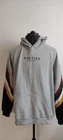 Kaotiko Mens Pullover Hoodie Sweatshirt Grey Colour Stripes Cotton Blend XL