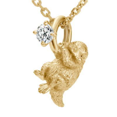 Fantastic Beasts Niffler Harry Potter Necklace K18 Yellow Gold U