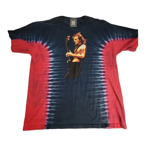 VTG AC/DC T-Shirt xl 2Ks 2005 Sun Dog Tye Dye Concert Tee li 2000s vintage concert t-shirt, vintage, size XL, single stitch, B+ condition