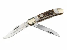 Boker Traditional Series 2.0 Copperhead Stag Pocket Knife 2.75" D2 - 110823ST