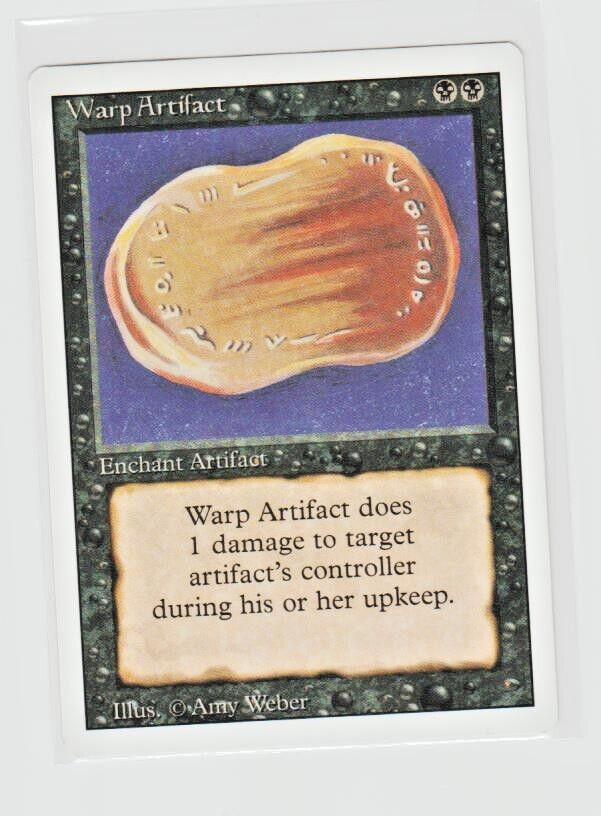 Magic the Gathering ~ MTG ~ 1x Warp Artifact ~ M/NM ~ REVISED