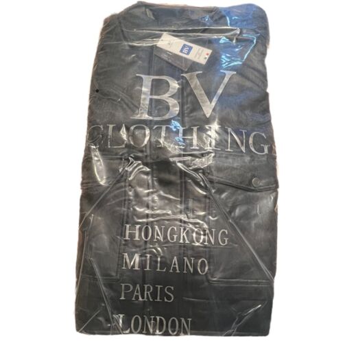 Men’s BV CLOTHING Leather Jacket black M - Picture 5 of 9