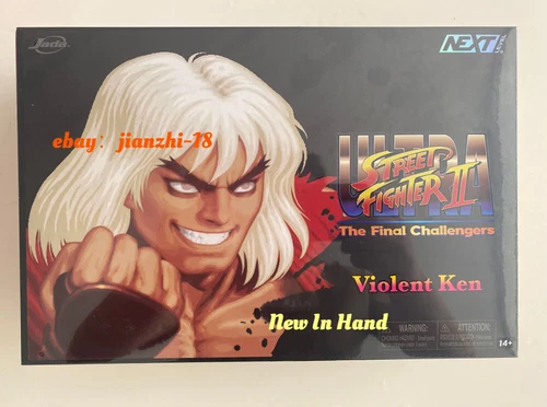 JADA TOYS Ultra Street Fighter II VIOLENT KEN Action Figure New In Hand