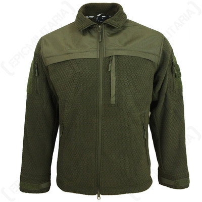 Hextac Elite Fleecejacke - Oliv Mantel Oberteil Pullover Neu Militärgrün Alle Größen
