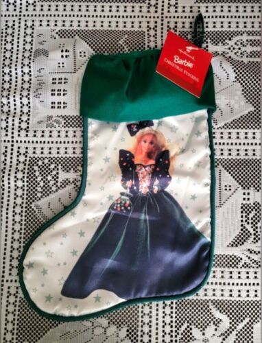 1995 Hallmark Holiday Barbie Mattel Christmas Stocking NWT