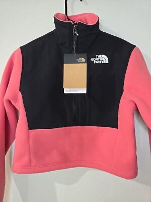 The North Face Denali Cropped JACKET Cosmo PINK Women Sz XS Fleece NWT MSRP  $130
