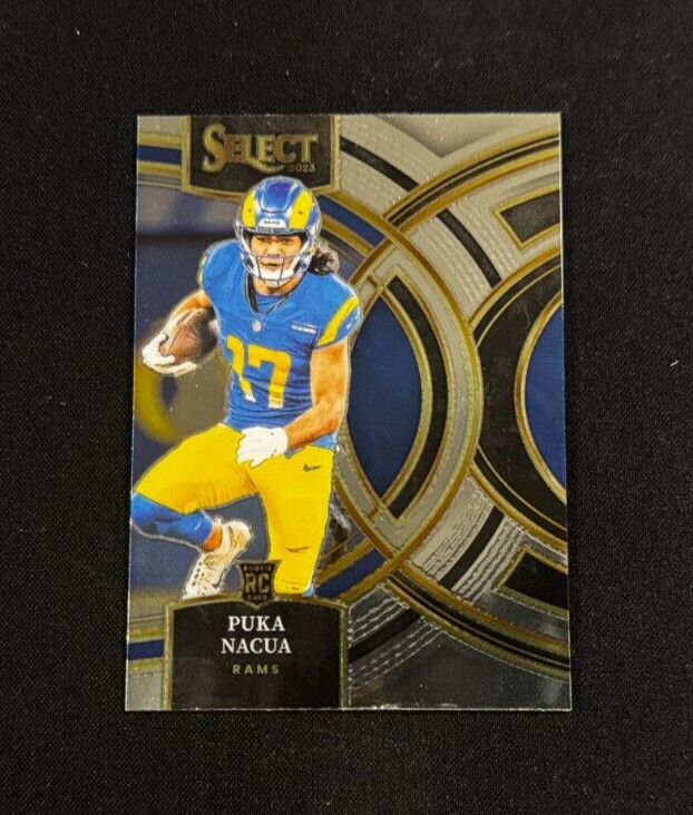 2023 Panini Select No. 199 Premier Level Puka Nacua Silver Prizm (RC) -