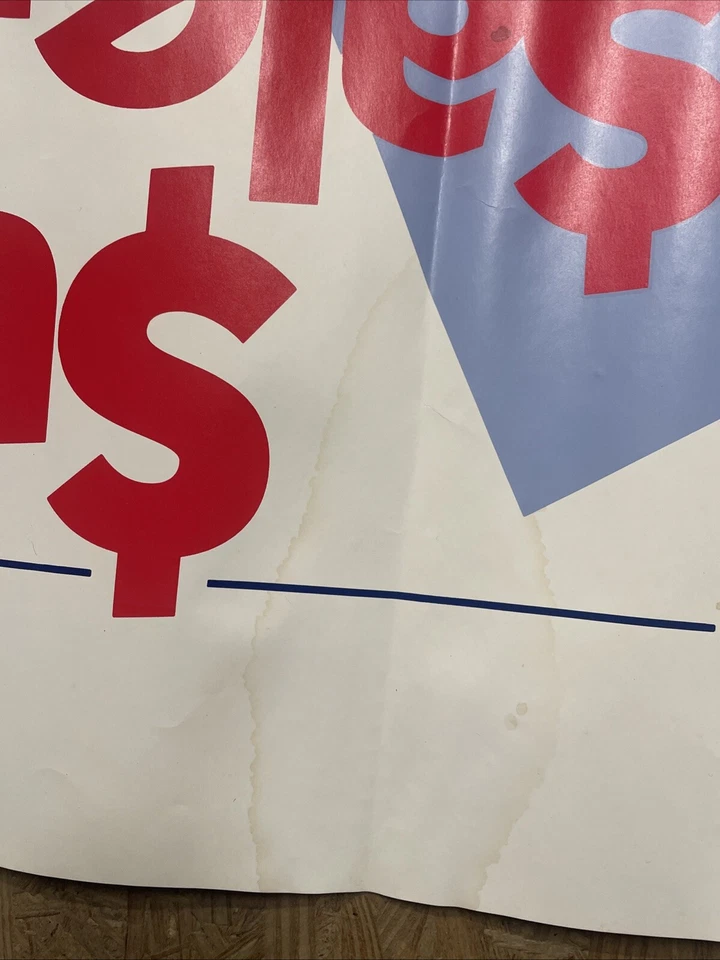 "Raro póster vintage 1999 64x43"" enorme concesionario Dodge $ummer $ale-abration" Foto 4 de 4