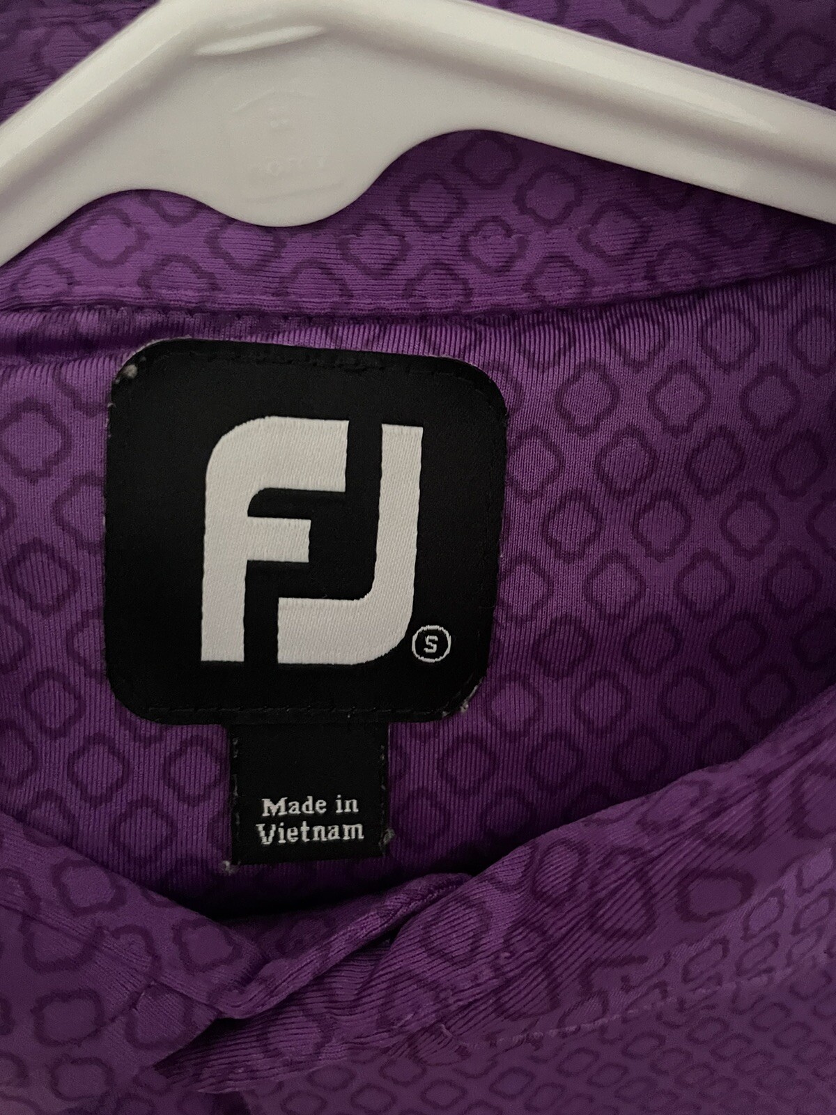 FOOTJOY MEN'S PURPLE GOLF POLO SHIRT SIZE SMALL GREAT… Gem