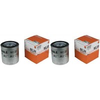 2X Mahle / Knecht Kraftstofffilter KC 22 Fuel Filter