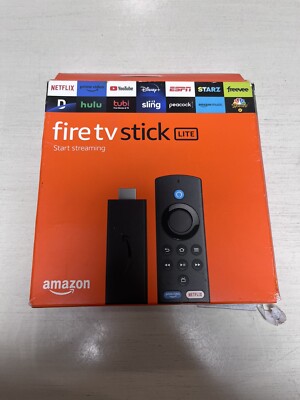 Amazon Fire TV Stick Lite, free and live TV, Alexa Voice Remote Lite - Brand New