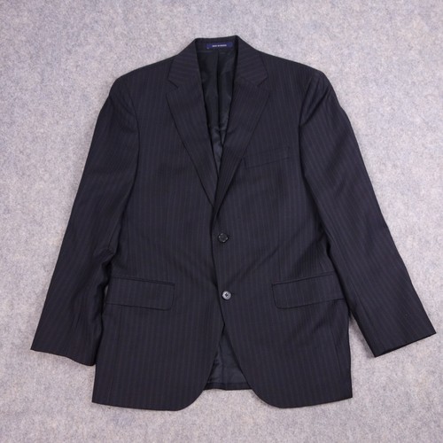 Daniel Cremieux Blazer 38 S schwarz gestreift Wolle Sport Mantel Jacke Herren - Bild 2 von 12