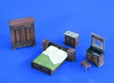 1:35 Scale Room Scene Model Resin Furniture Combination Unassembled Unpainted