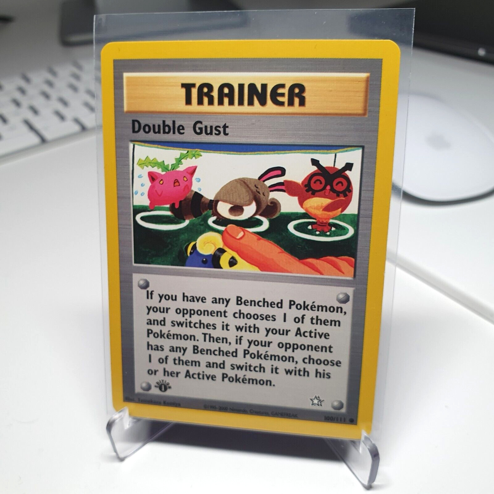 Pokemon card Double Gust 1st Edition 100/111 Neo Genesis Near Mint