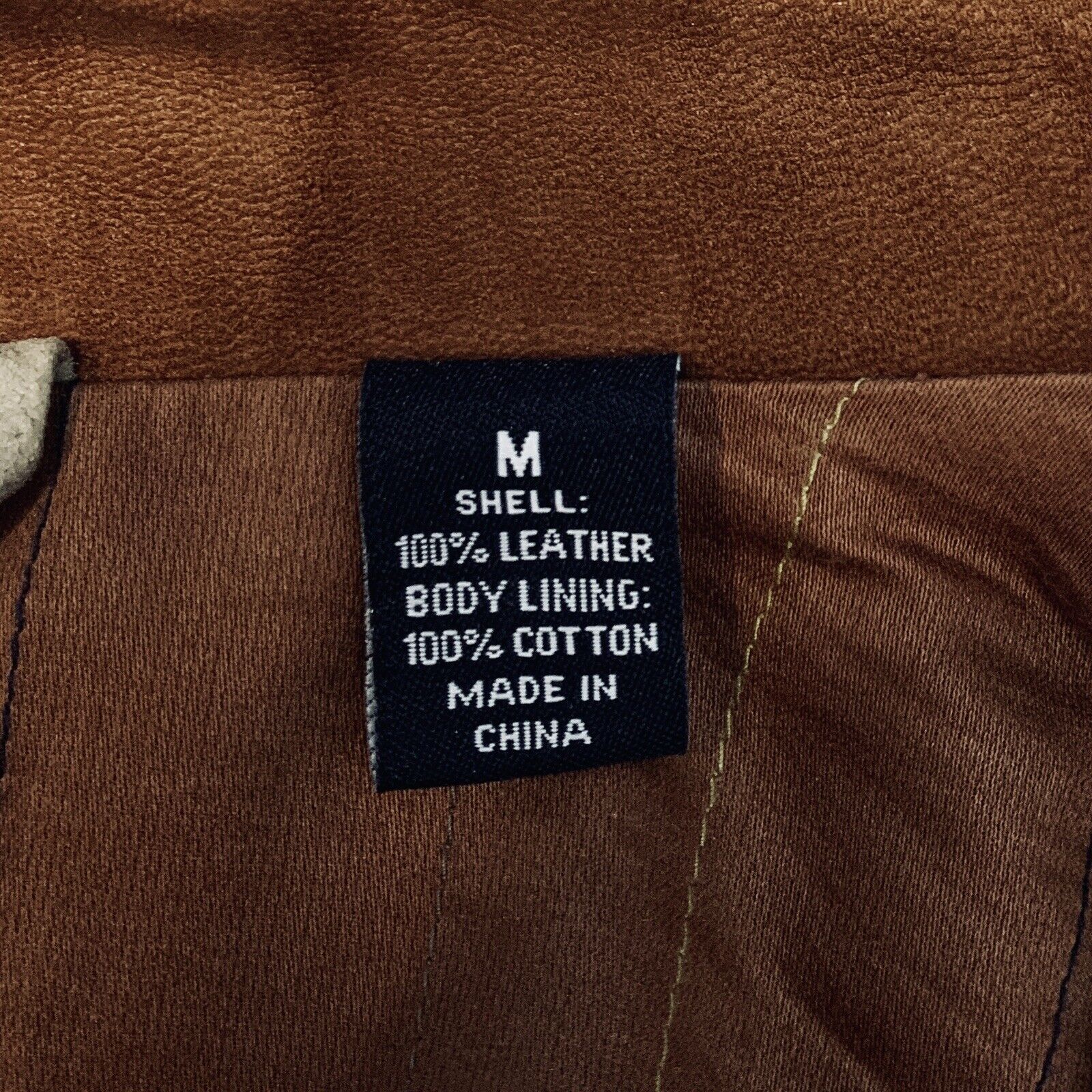Indigo Palms Jacket Soft Leather  Size Medium Ant… - image 10
