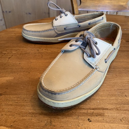 Mens Sperry Topsider Beige/ Cream Mesh 
