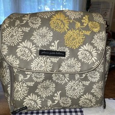 Petunia Pickle Bottom Baby Chic Diaper Bag Backpack w/ Changing Pad W/defect