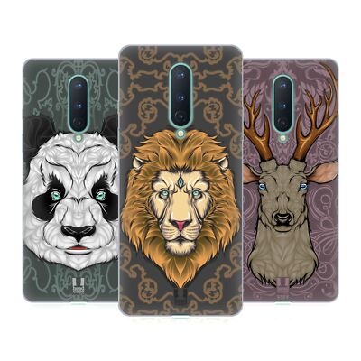 HEAD CASE DESIGNS DECORATIVE ANIMAL FACES GEL CASE FOR GOOGLE ONEPLUS PHONES