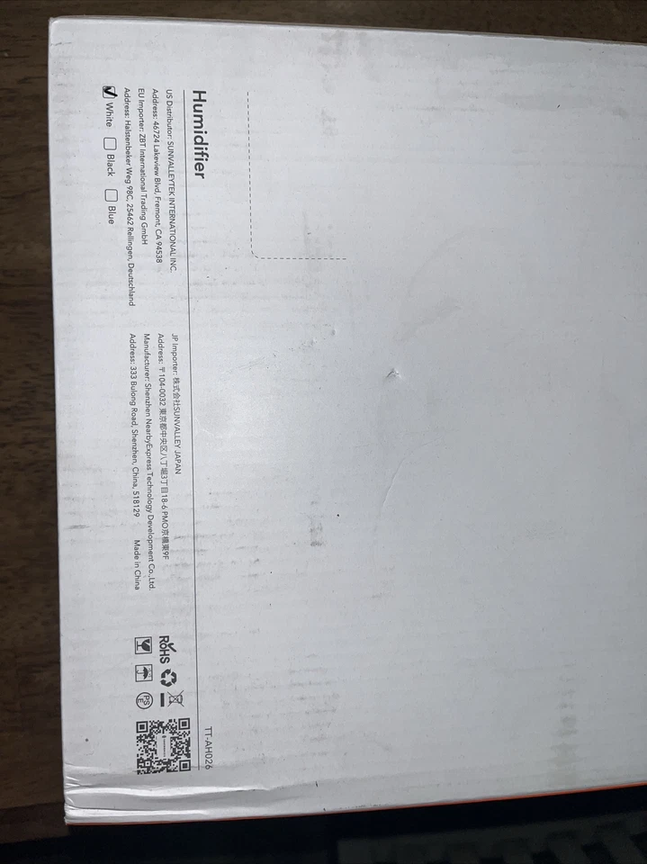 TaoTronics TT-AH026 Humidifiers for Bedroom - White A200 - Image 2 of 3