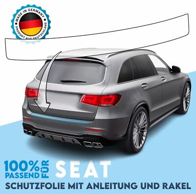 Lackschutzfolie für SEAT Ibiza V (6F) Kantenschutz Ladekantenschutz transparent