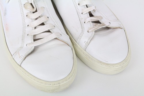 SUITSUPPLY Men Sneakers EU41 White Calf Leather Classic Low-Top Smart Casual - Picture 9 of 21