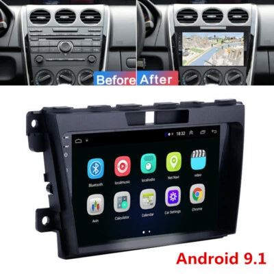 9" Android 9.1 Auto Radio Stereo GPS Player Navigation For 2008-2015 Mazda CX-7 - Bild 1 von 4