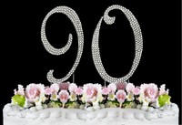 Rhinestne Cake Topper Number 90 on sale Rhinestne Cake Topper Number 90 on sale