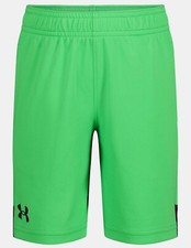 Little Boys' UA Velocity Shorts Stadium Green / Black Size Youth 5 Under Armour