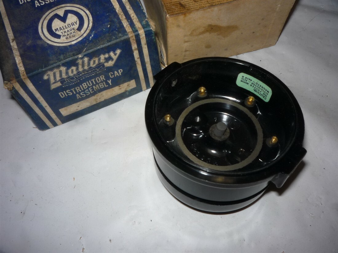Vintage Mallory distributor cap 6cyl dual point or eBay