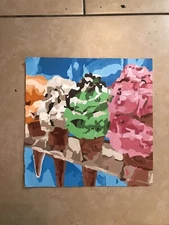 “Freedom Of Choice” 10x10” Acrylic Painting On Archival Paper