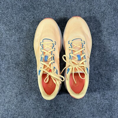 New Balance Fresh Foam 680v8 White Peach Coastal Blue W Yellow