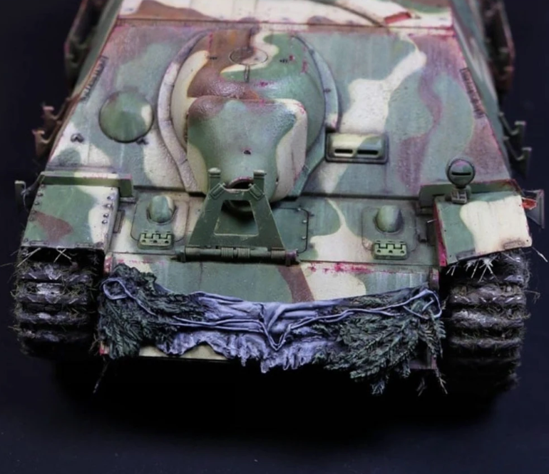 UK Post 1/35 Scale Military Model Resin Kit WW2 German Vehicle Tank