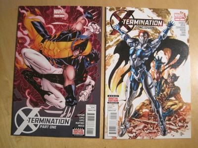 X-MEN : ''X-Termination'' : COMPLETE 2 PART Marvel 2013 SERIES by Lapham & Lopez