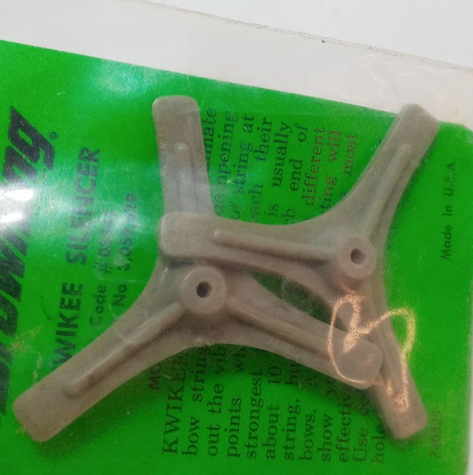 Silenciador de cable Browning Kwikee vintage nuevo stock antiguo nuevo accesorio de arco Foto 2 de 4