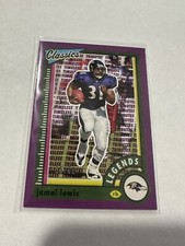 2022 CLASSICS TIMELESS TRIBUTES JAMAL LEWIS Purple LEGENDS /50 BALTIMORE RAVENS
