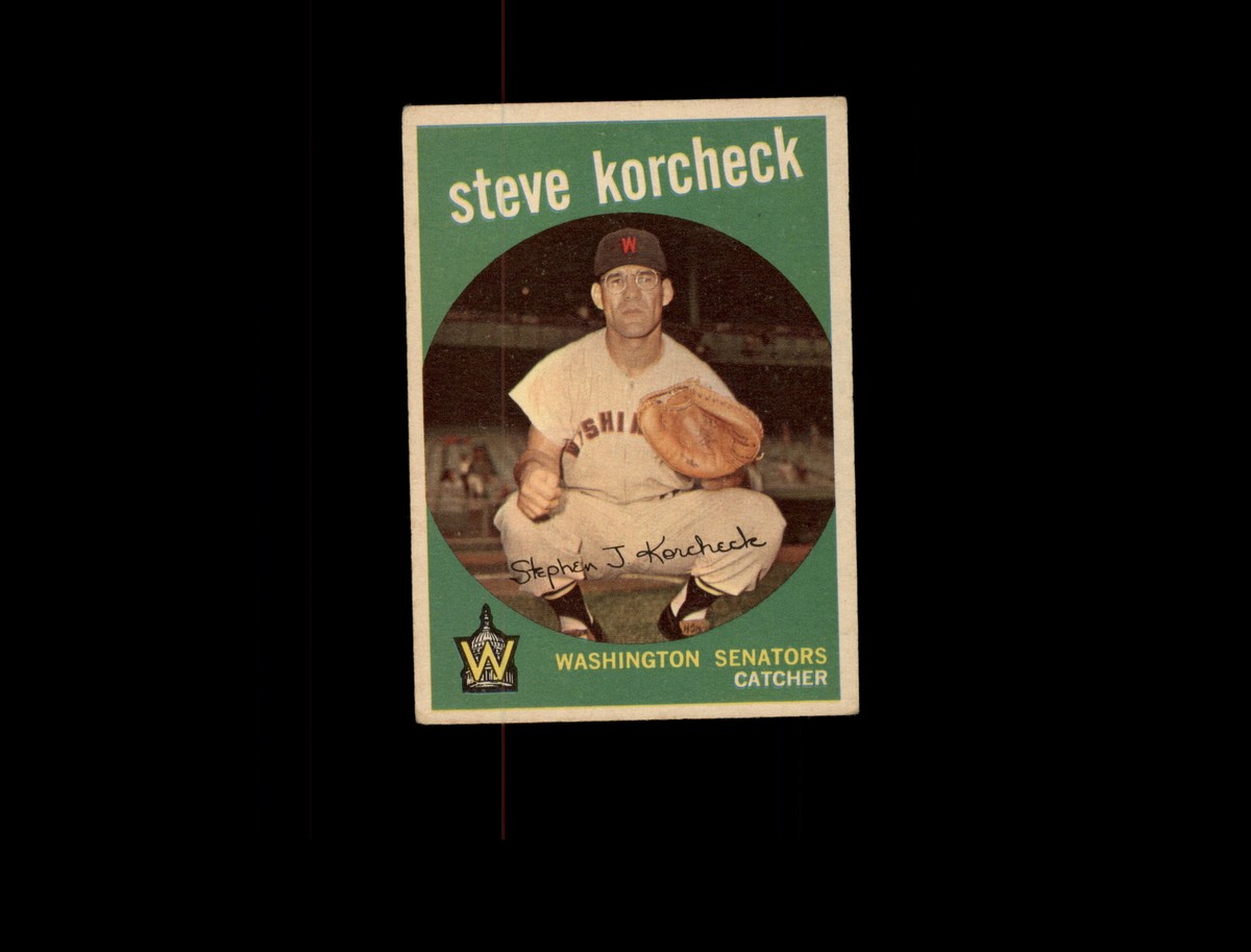 小物 UNUSED check stole 1959 Topps 284 Steve Korcheck White Back VG #D586235 | eBay
