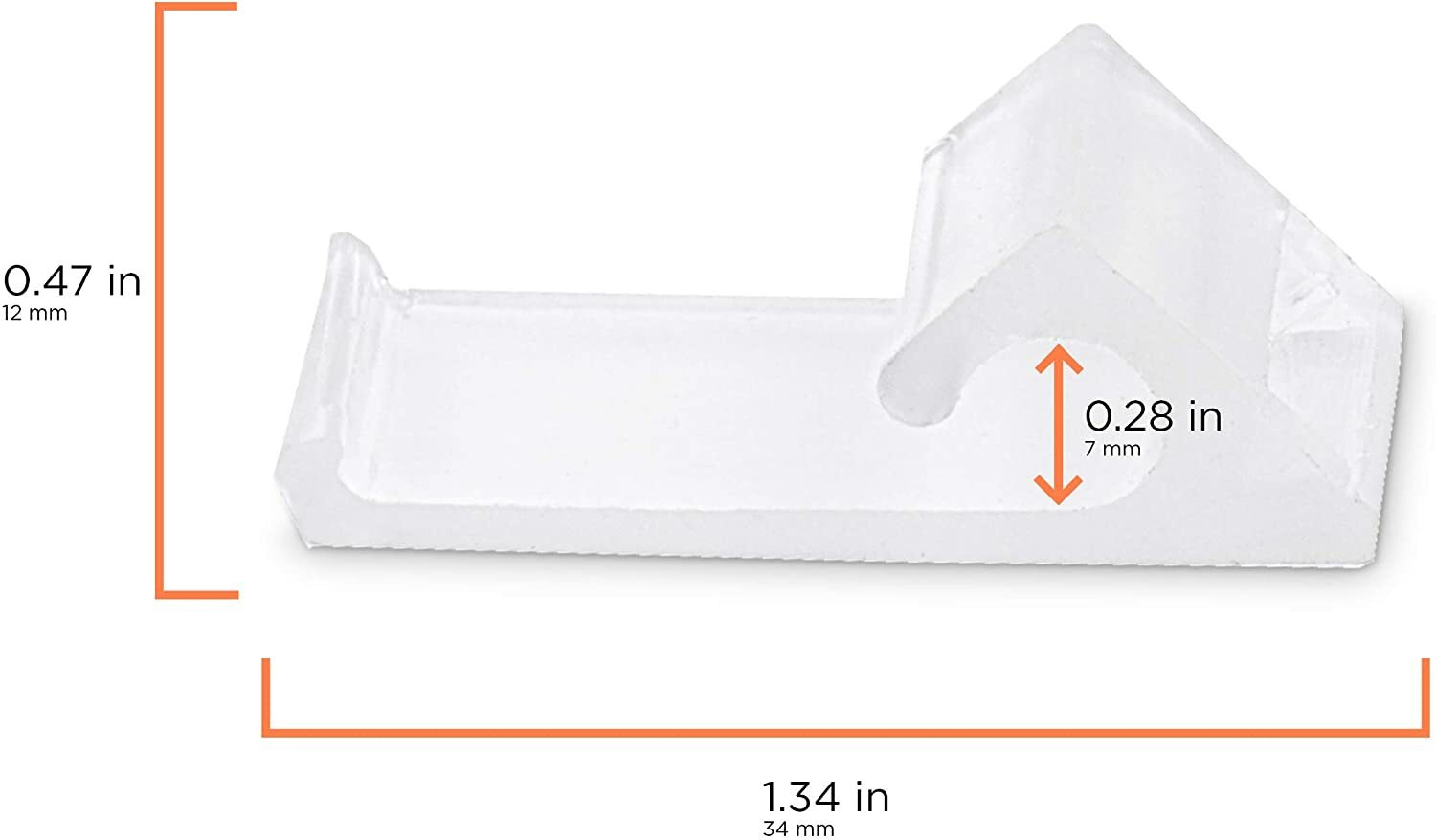 Horizontal Siding Clips for Vinyl RG6 Cable Snap In Clamp Clip