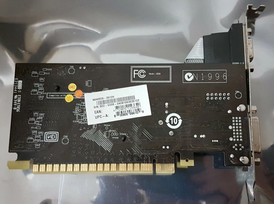 MSI N8400GS-D512H nVidia GeForce 8400GS 512MB PCI-E Video Graphics Card DVI VGA - Image 3 of 3