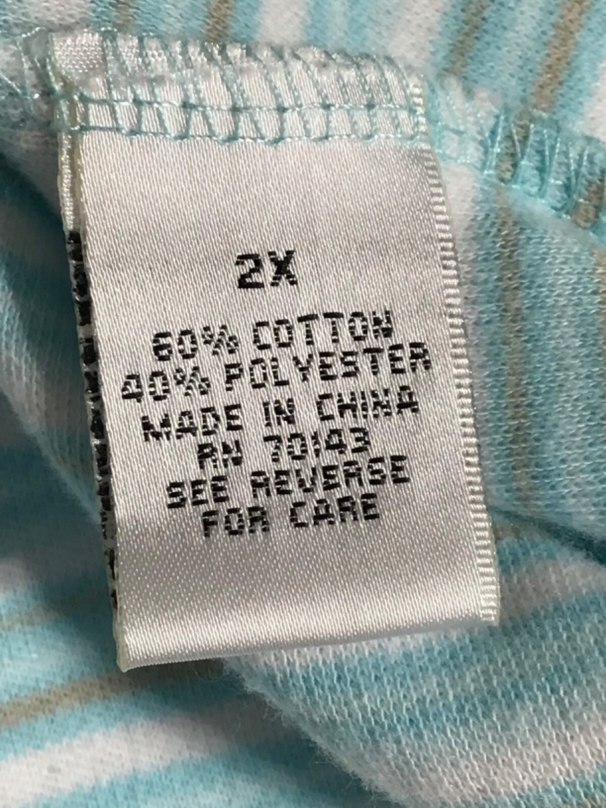 Hasting & Smith Top Womens Plus Size 2X Green Multicolor T-Shirt Grannycore