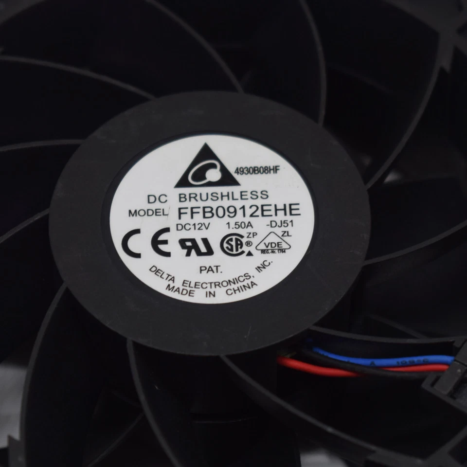 10pcs Delta High Airflow DC Fan FFB0912EHE 92mmx38mm 9038 12V 1.5A 3wire - Image 3 of 4