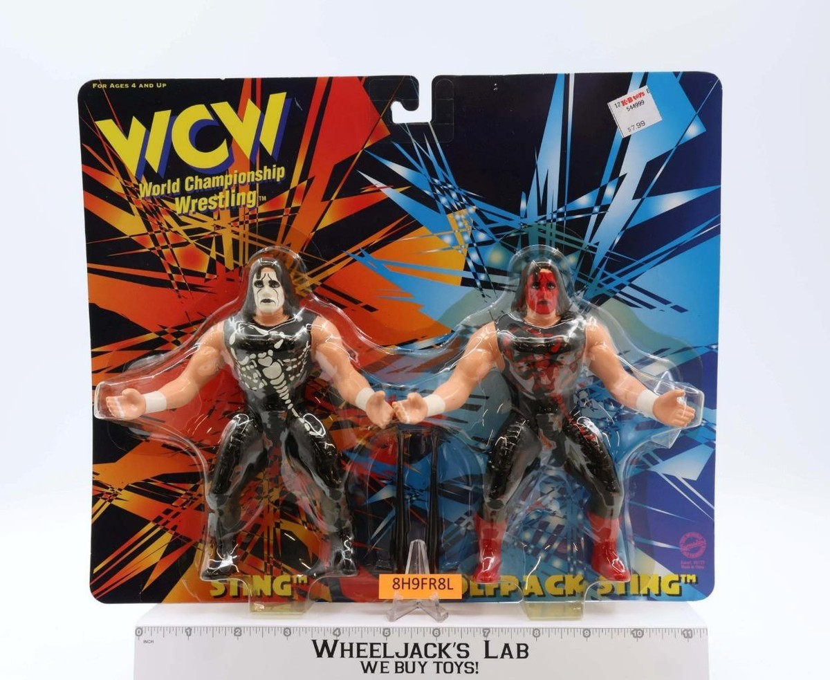 Wolfpack Sting 2 Pack RARE WCW MOSC 1998 Toymakers Action | eBay