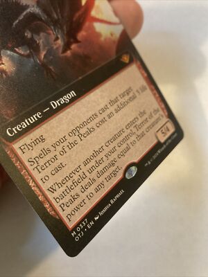 MTG Terror of the Peaks *EXTENDED ART* Outlaws of Thunder Junction