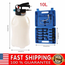 10L Automotive Transmission Fluid Transfer Pump 13 ATF Adapter Filler System Kit